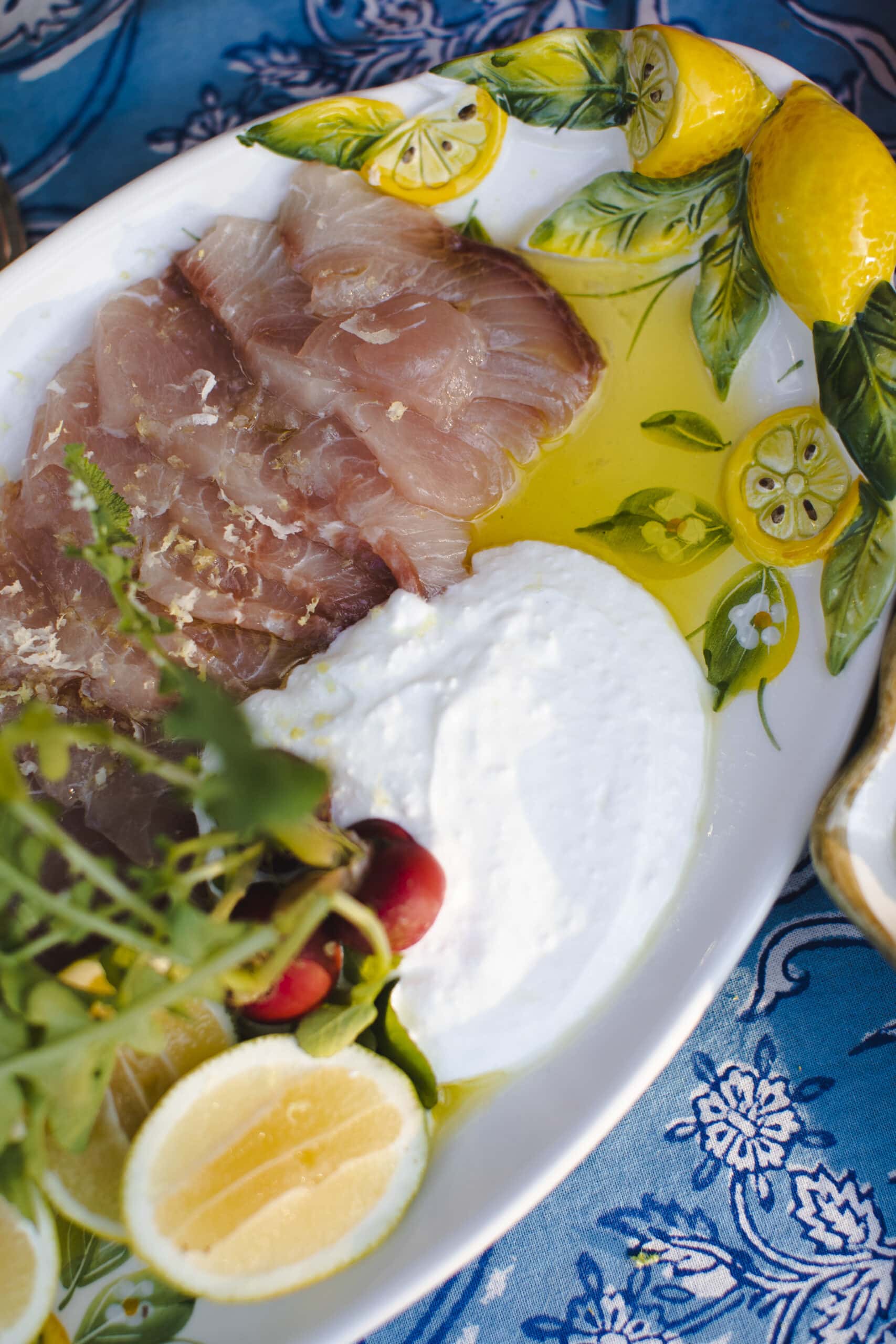 פלטת הגשה גדולה Lemon - פיית השולחן