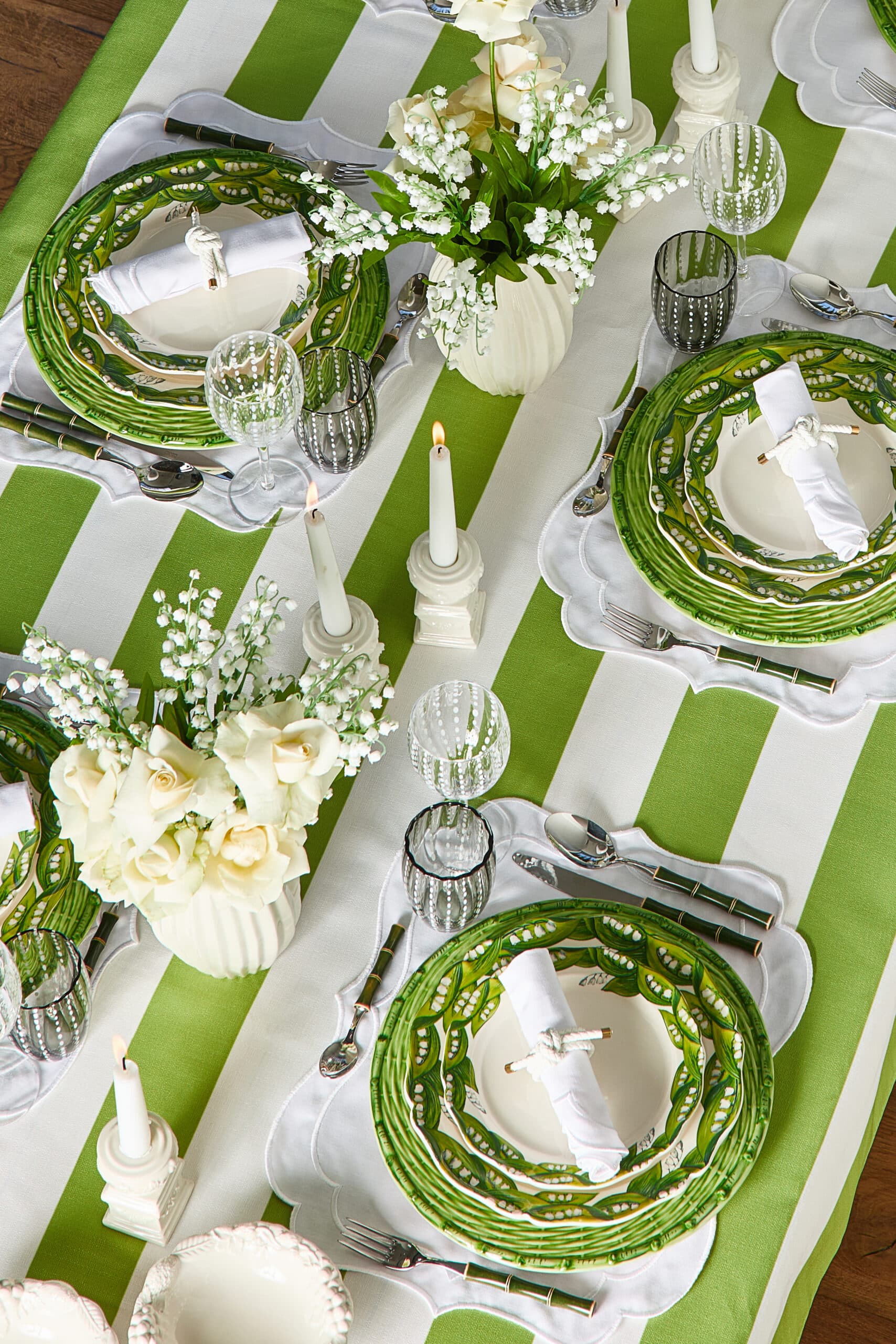 צלחת מנה ראשונה Lily of the Valley - פיית השולחן