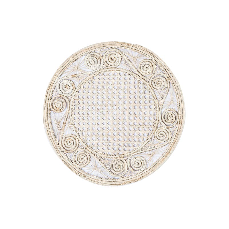 פלייסמט Caracoli טבעי Round - פיית השולחן