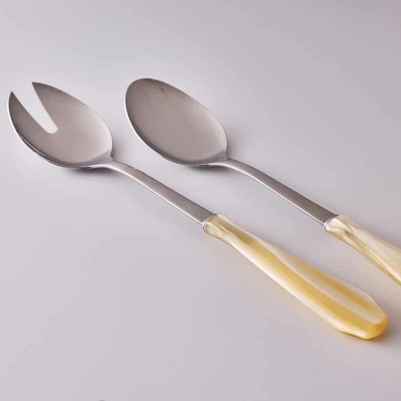 כפות הגשה שנהב 2 Piece - פיית השולחן