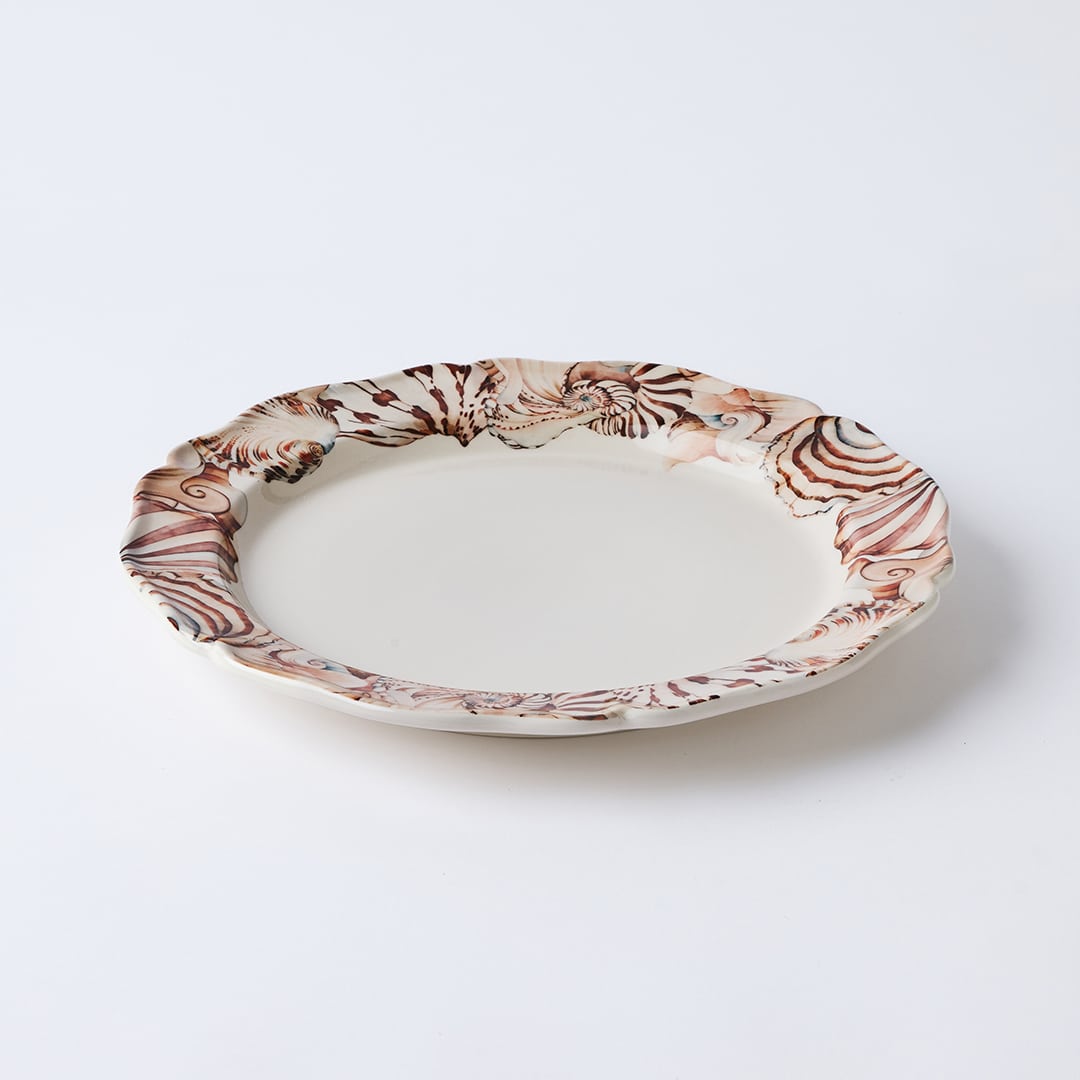 צלחת מנה עיקרית Taormina Shell - פיית השולחן