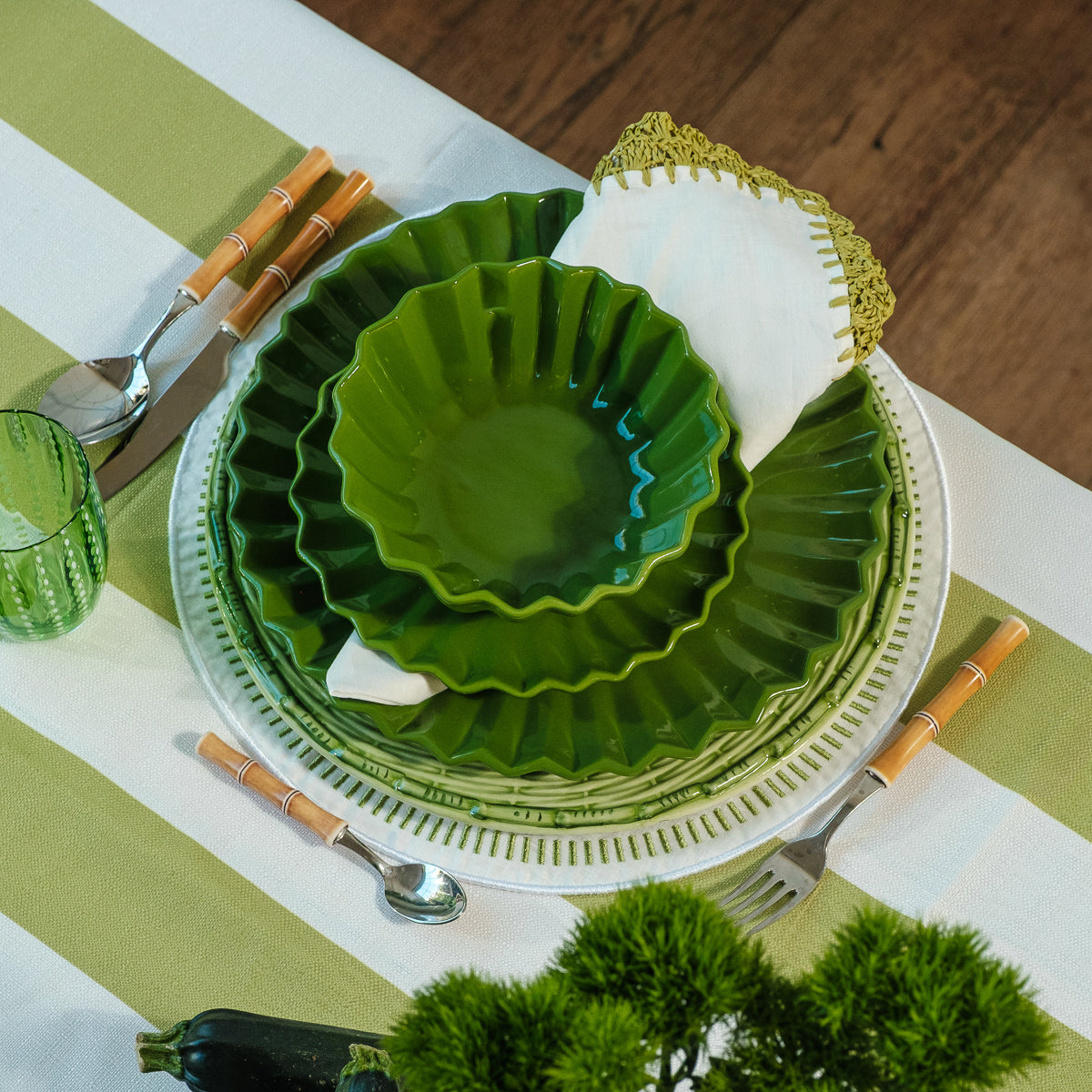 צלחת מנה עיקרית - פליטד ירוק