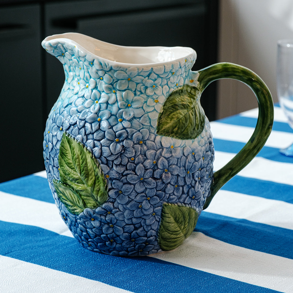 קנקן - הורטנציה כחול