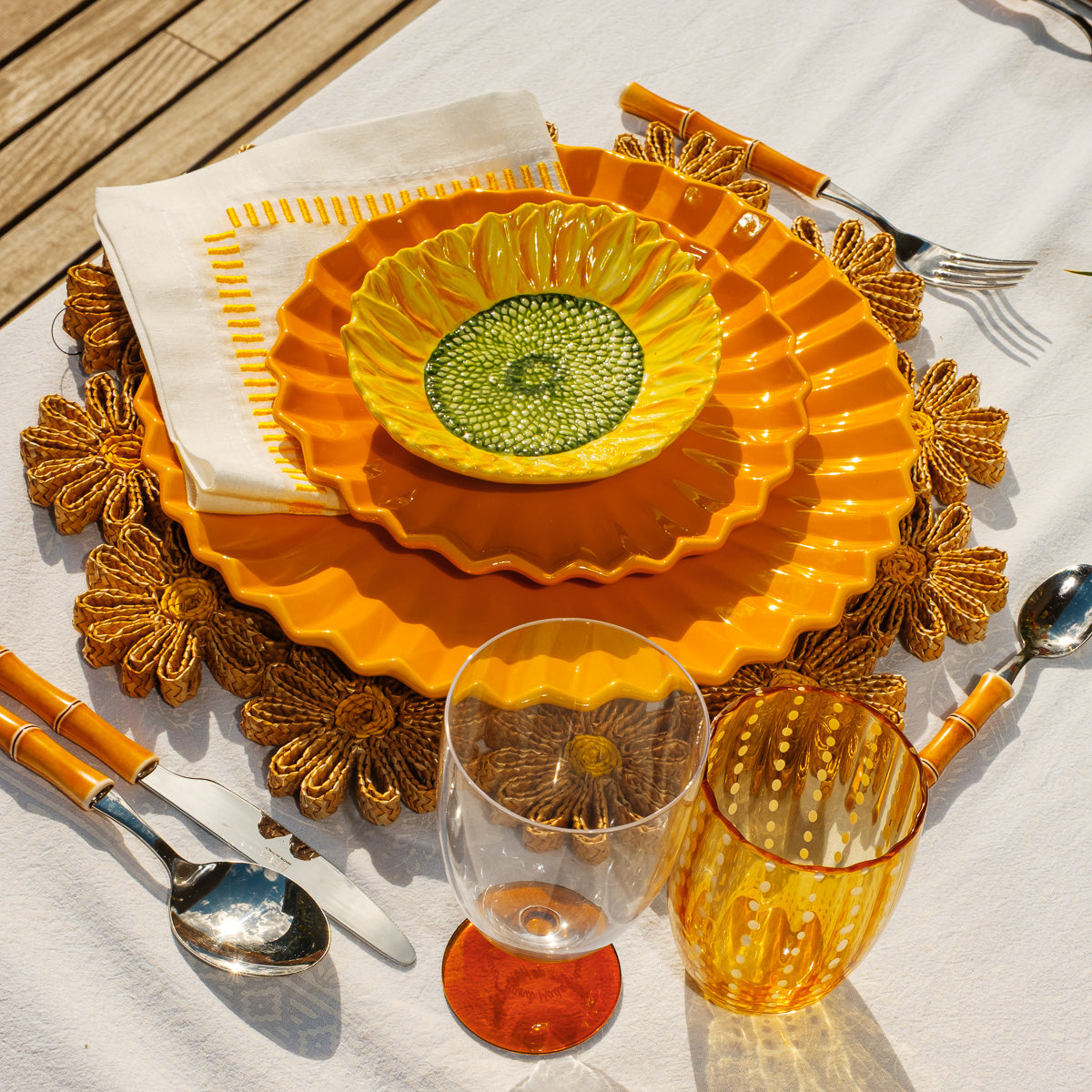 כוס ליין - זפרנו צהוב