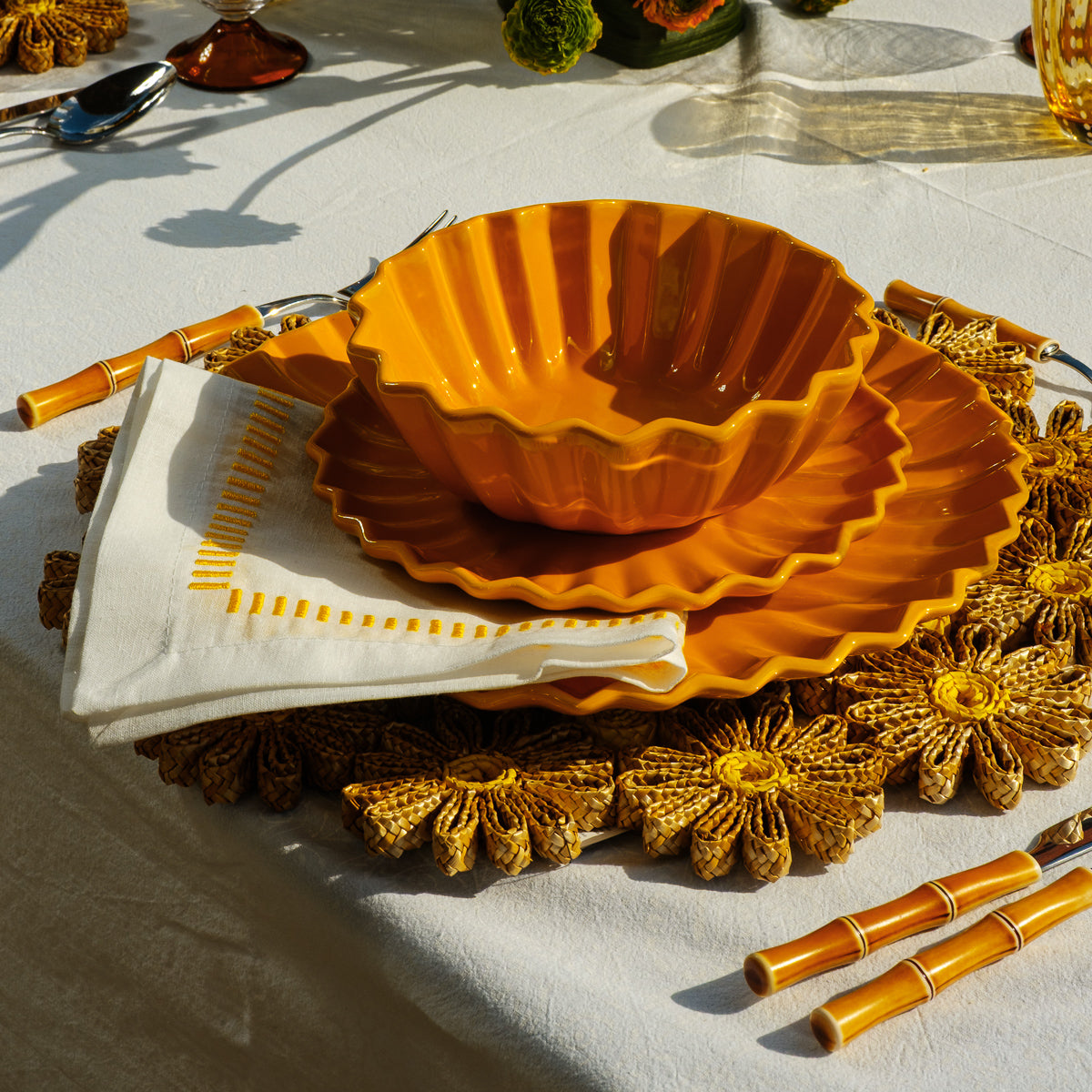 קערת מרק - פליטד צהוב