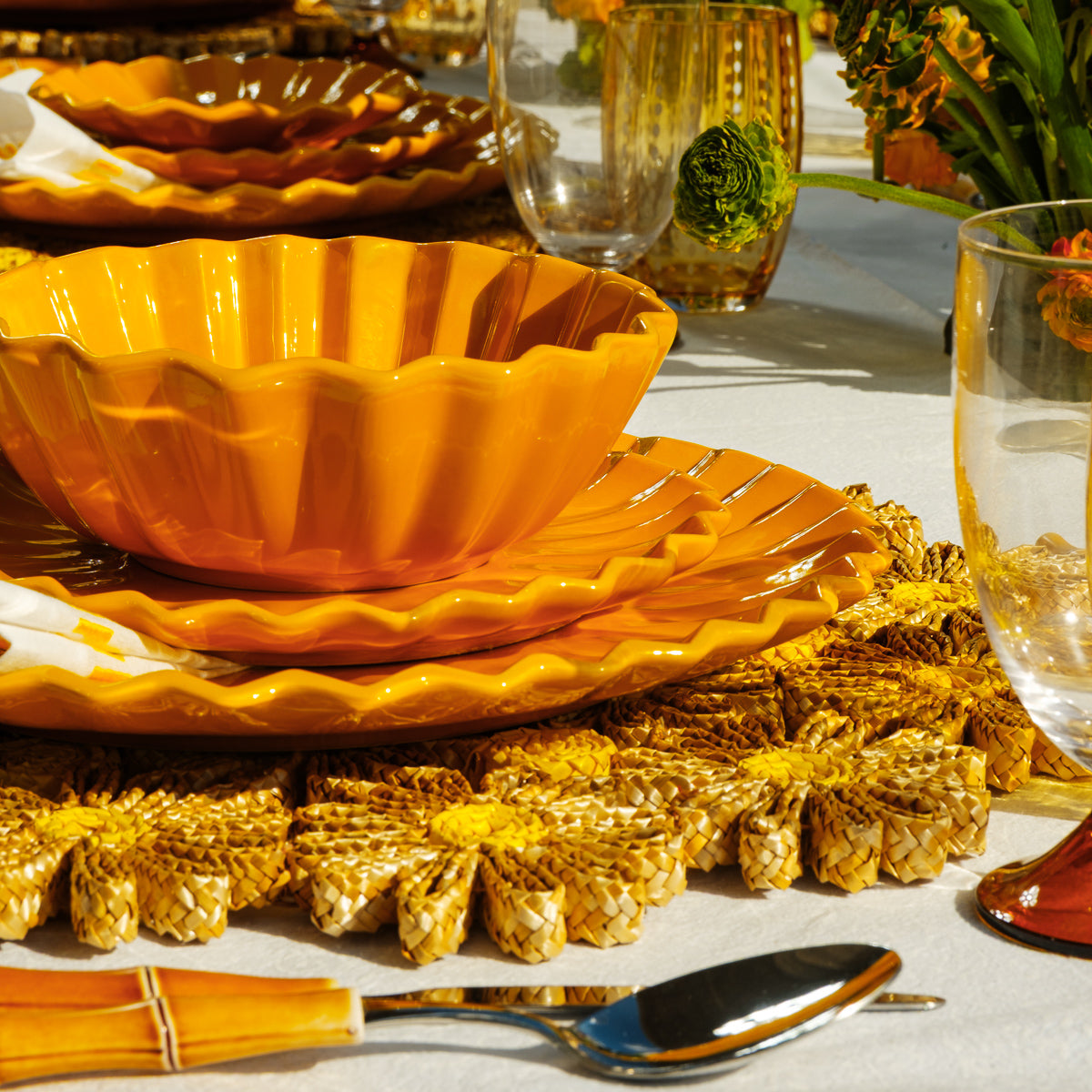 קערת מרק - פליטד צהוב