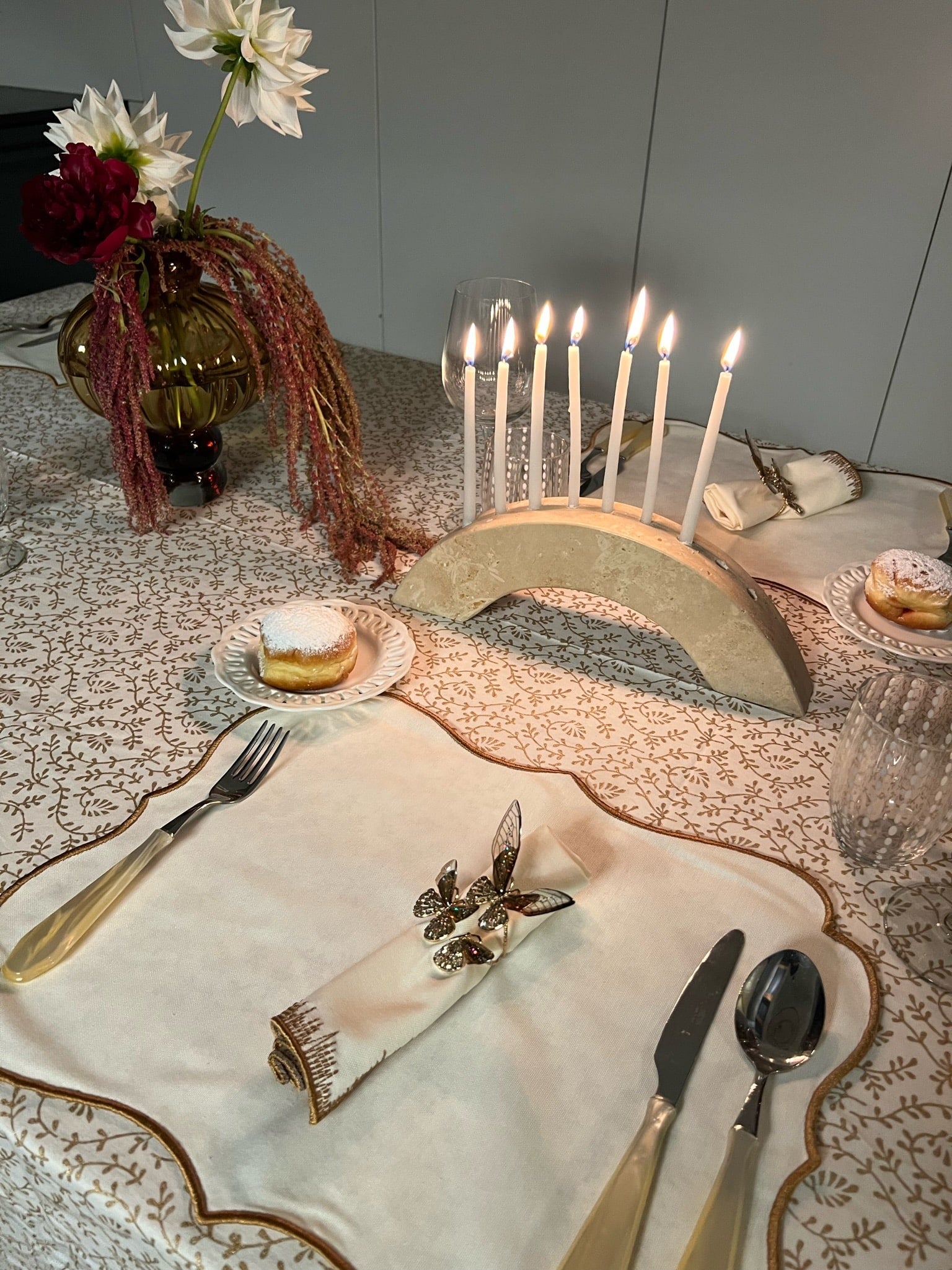 Bella זהב מפית - פיית השולחן