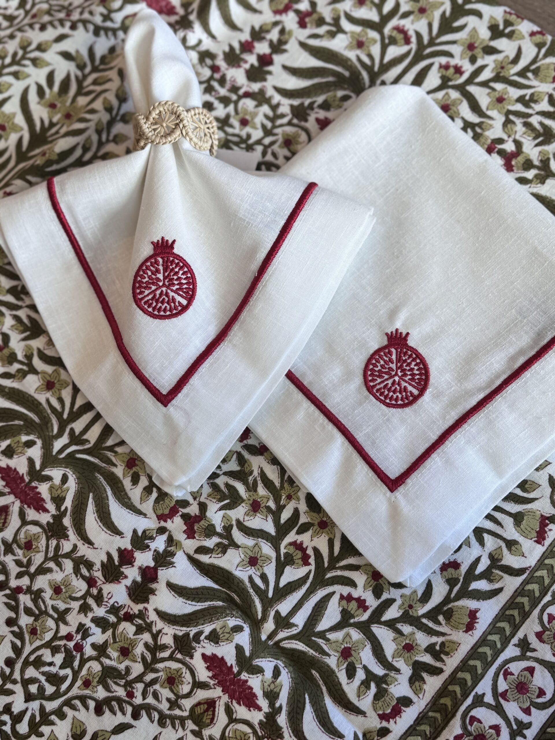 מפיות פשתן Pomegranate | סט 6 - פיית השולחן