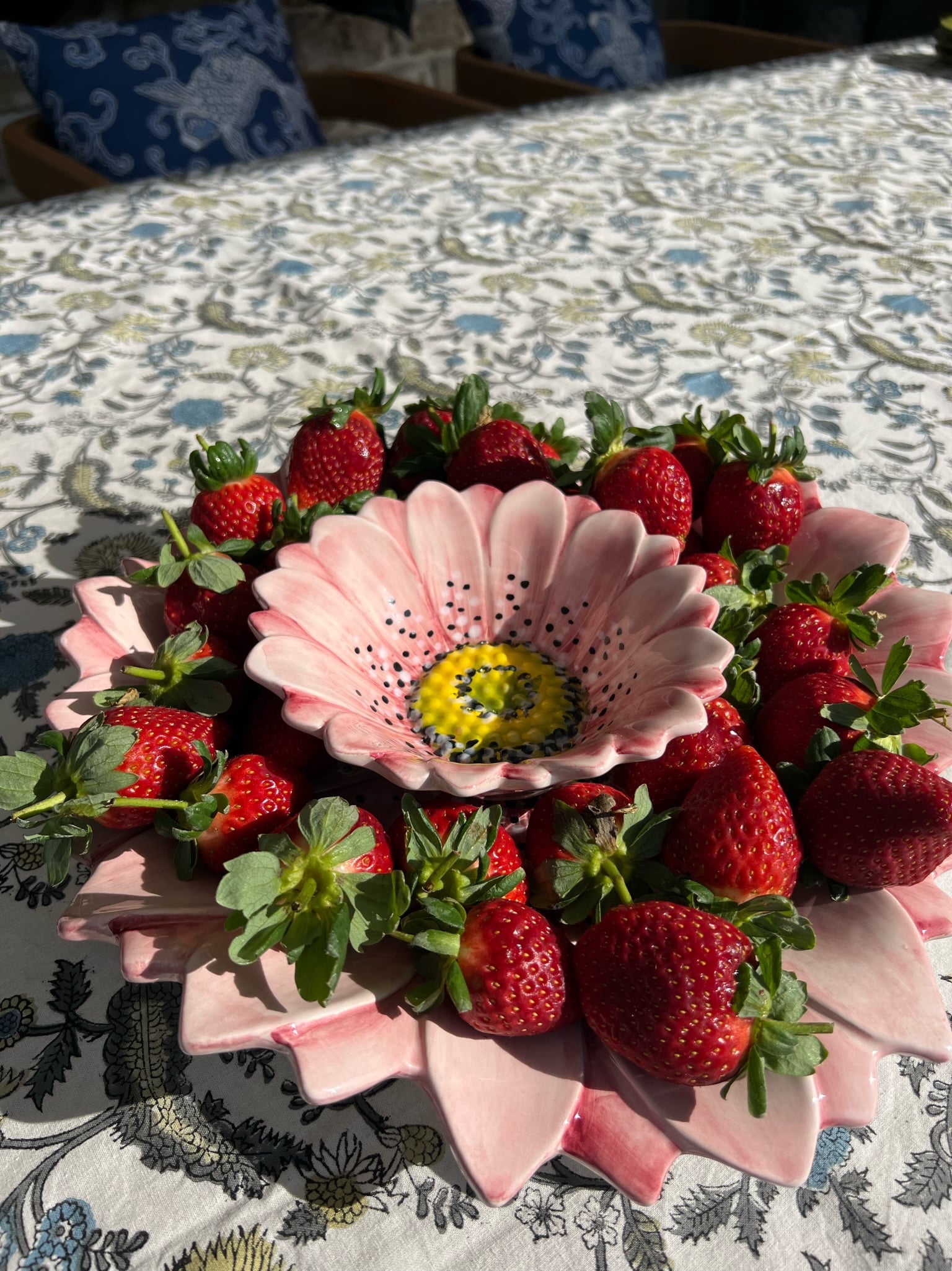 קערה Small Flora ורוד - פיית השולחן