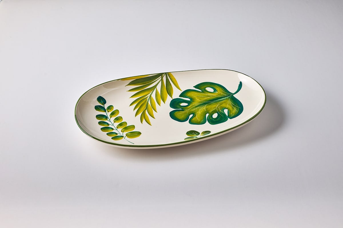 פלטת הגשה Jungle Medium - פיית השולחן