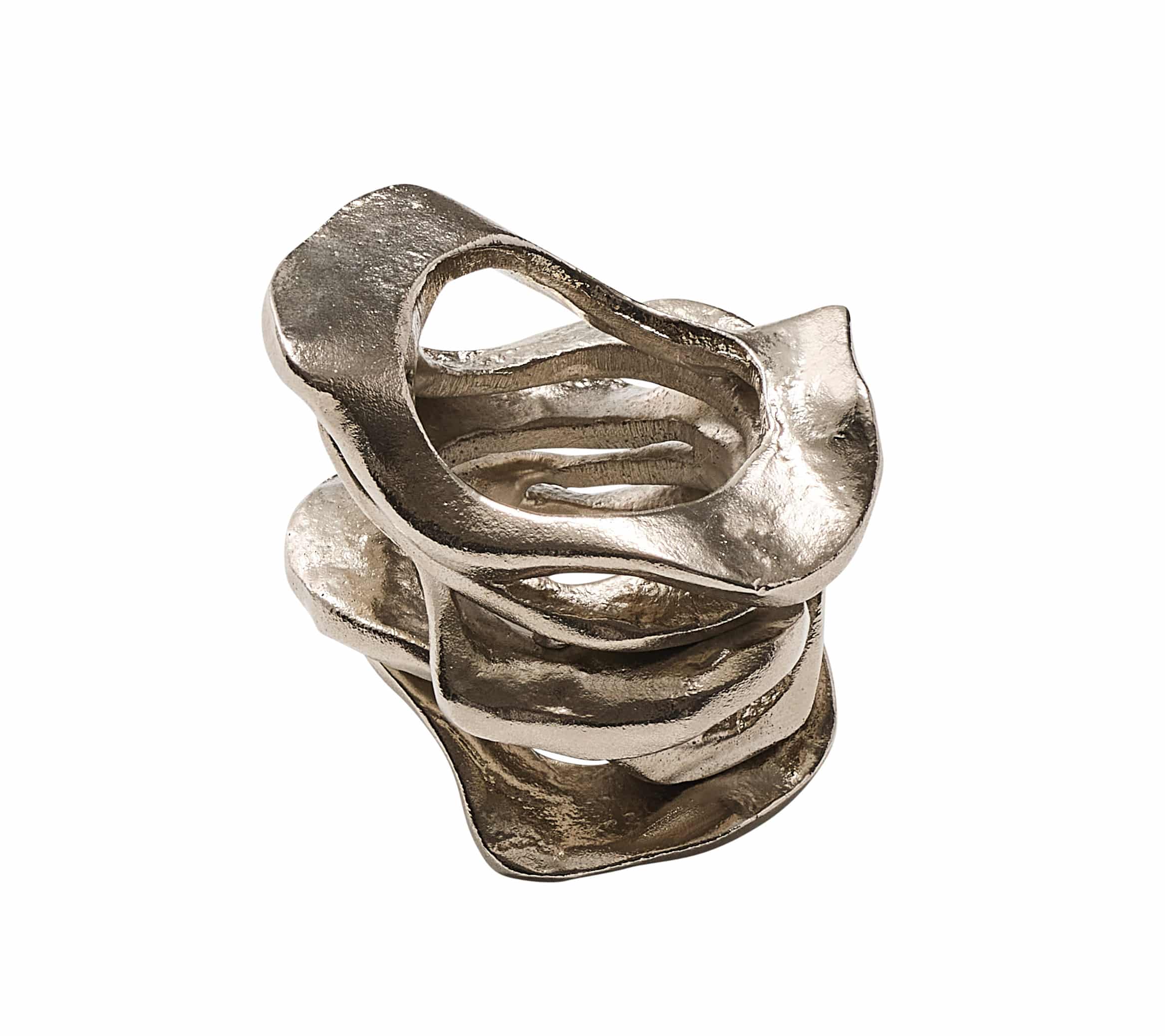 חבק מפית Flux כסף - פיית השולחן