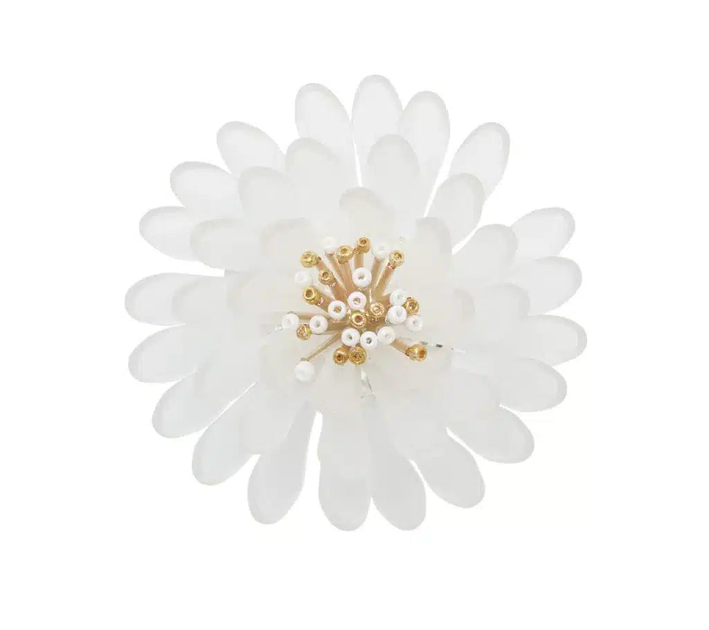 חבקי מפיות Cosmos לבן וזהב - פיית השולחן