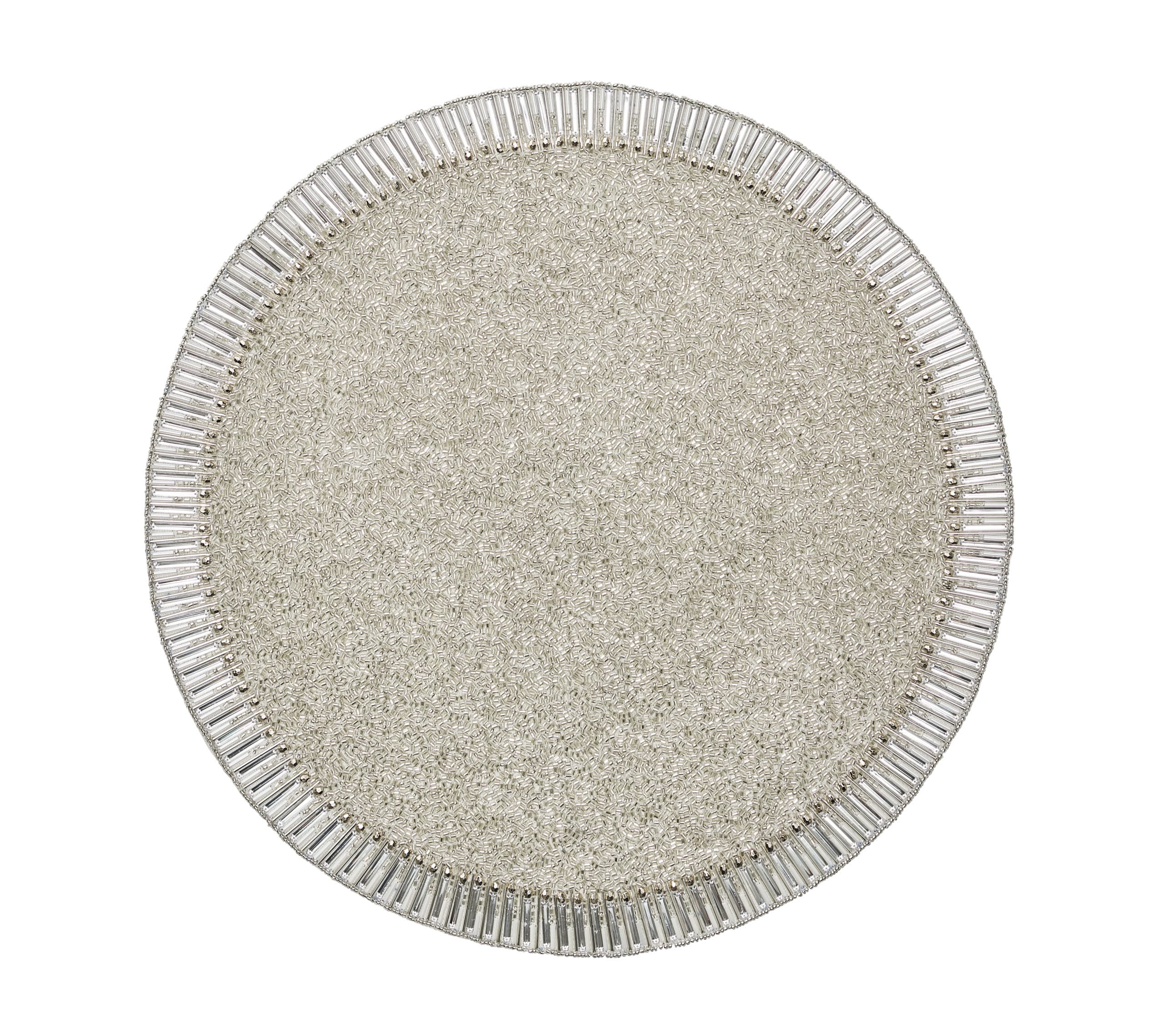 פלייסמט Bevel כסף & crystal - פיית השולחן