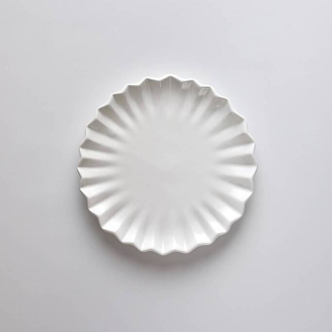 צלחת מנה ראשונה Pleated - פיית השולחן