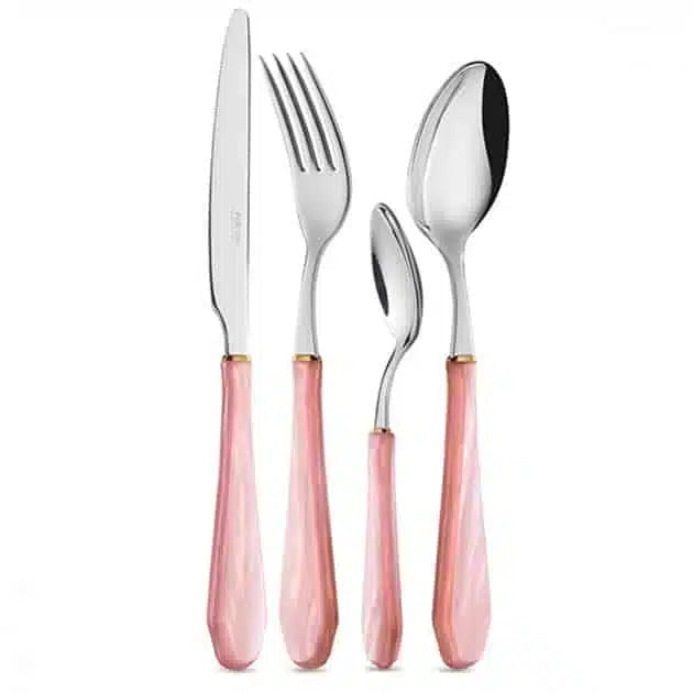 סט סכו״ם Rosa Venezia 24 Pc - פיית השולחן