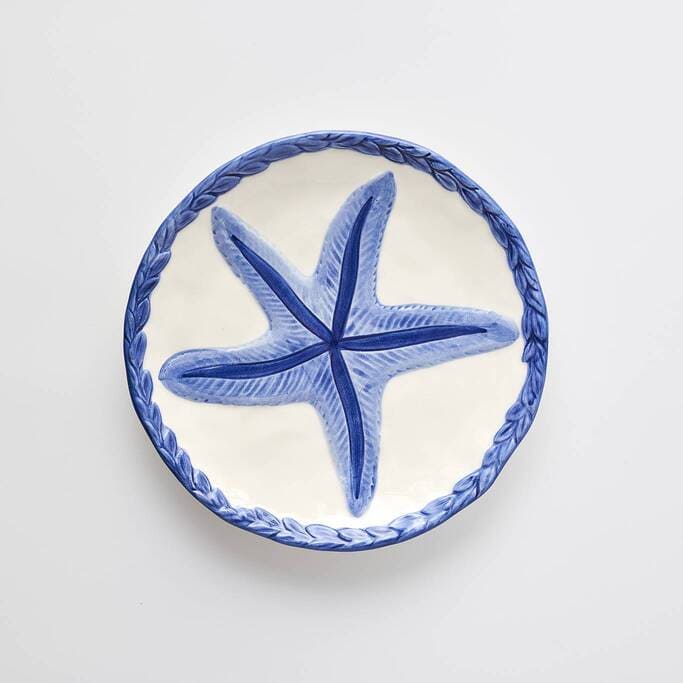 צלחת Starfish Salad כחול כהה - פיית השולחן