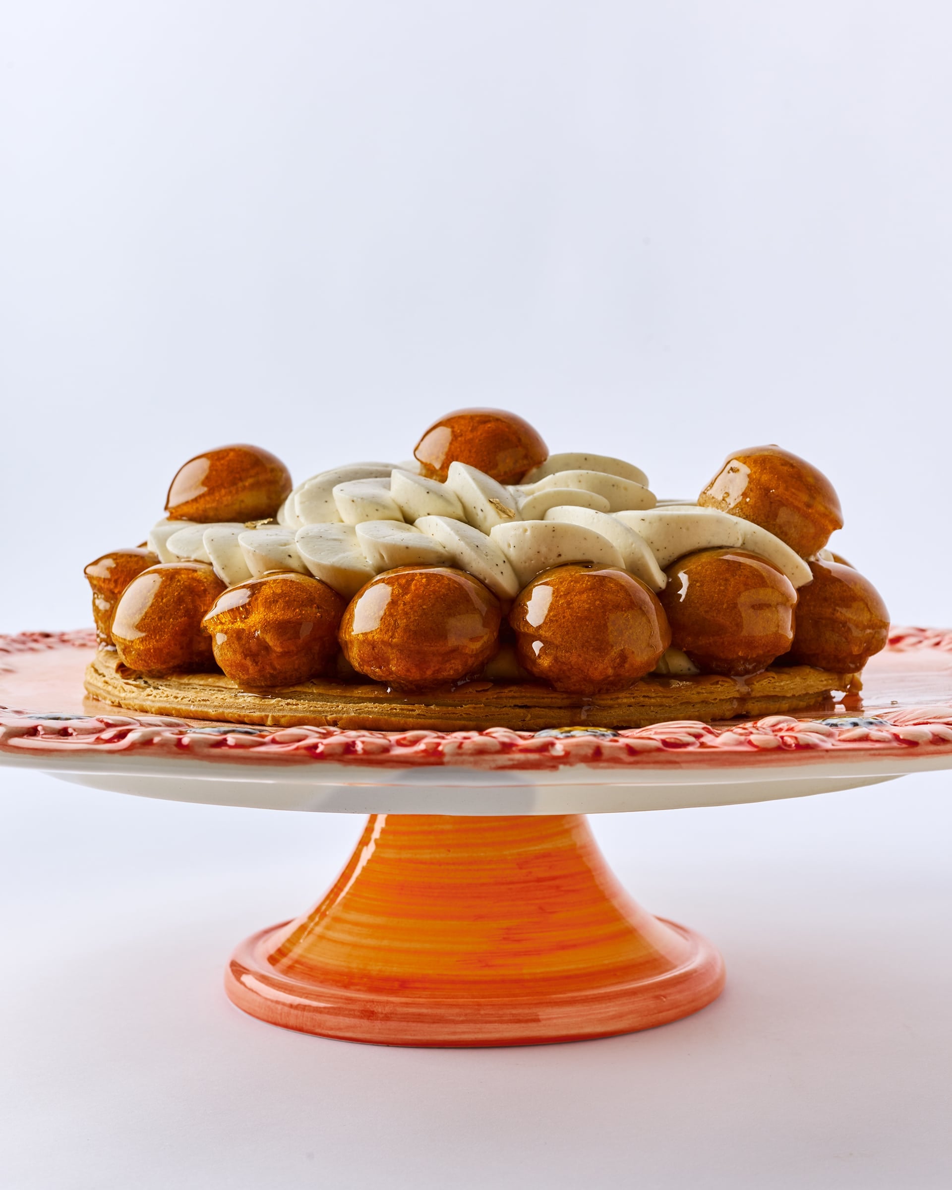 מעמד לעוגה כתום Flora - פיית השולחן