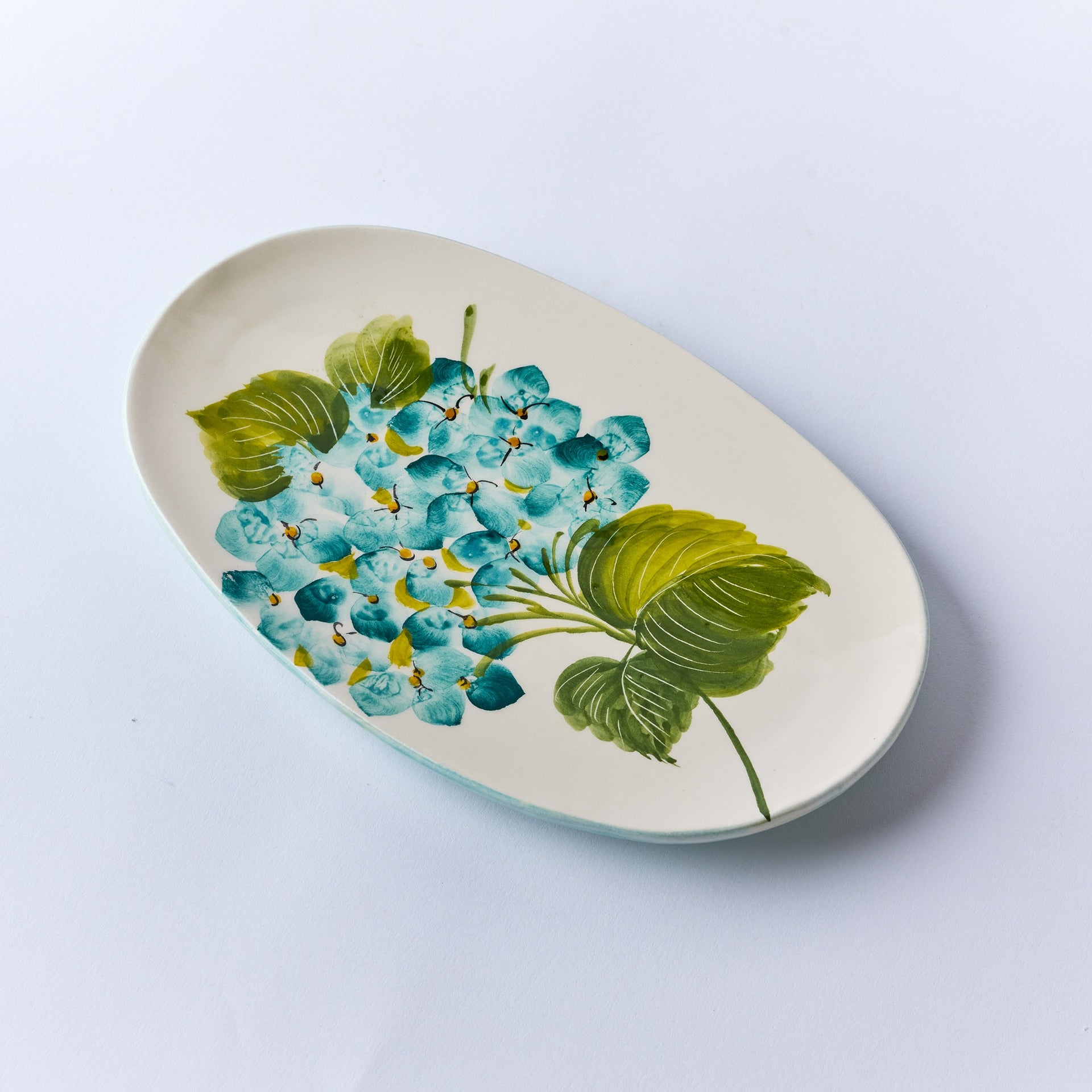 פלטת הגשה כחול Hydrangea Mini - פיית השולחן