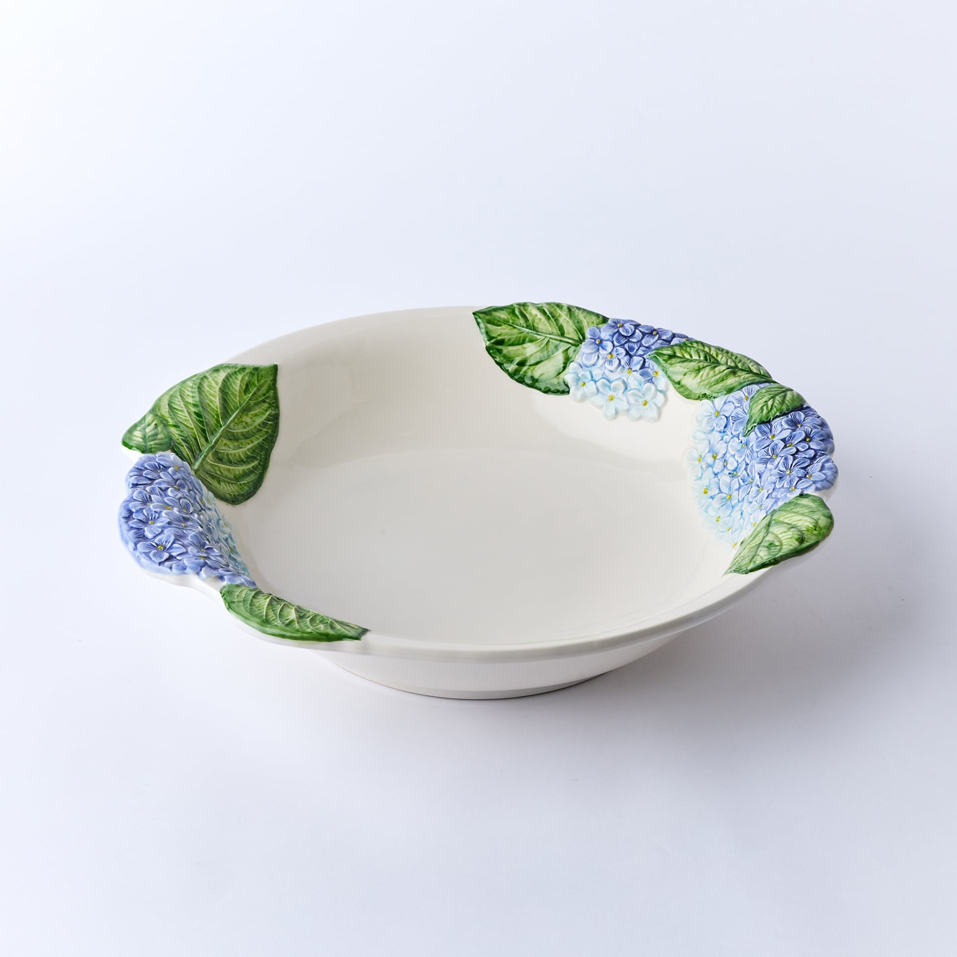 קערה Hydrangea כחול Embossed - פיית השולחן