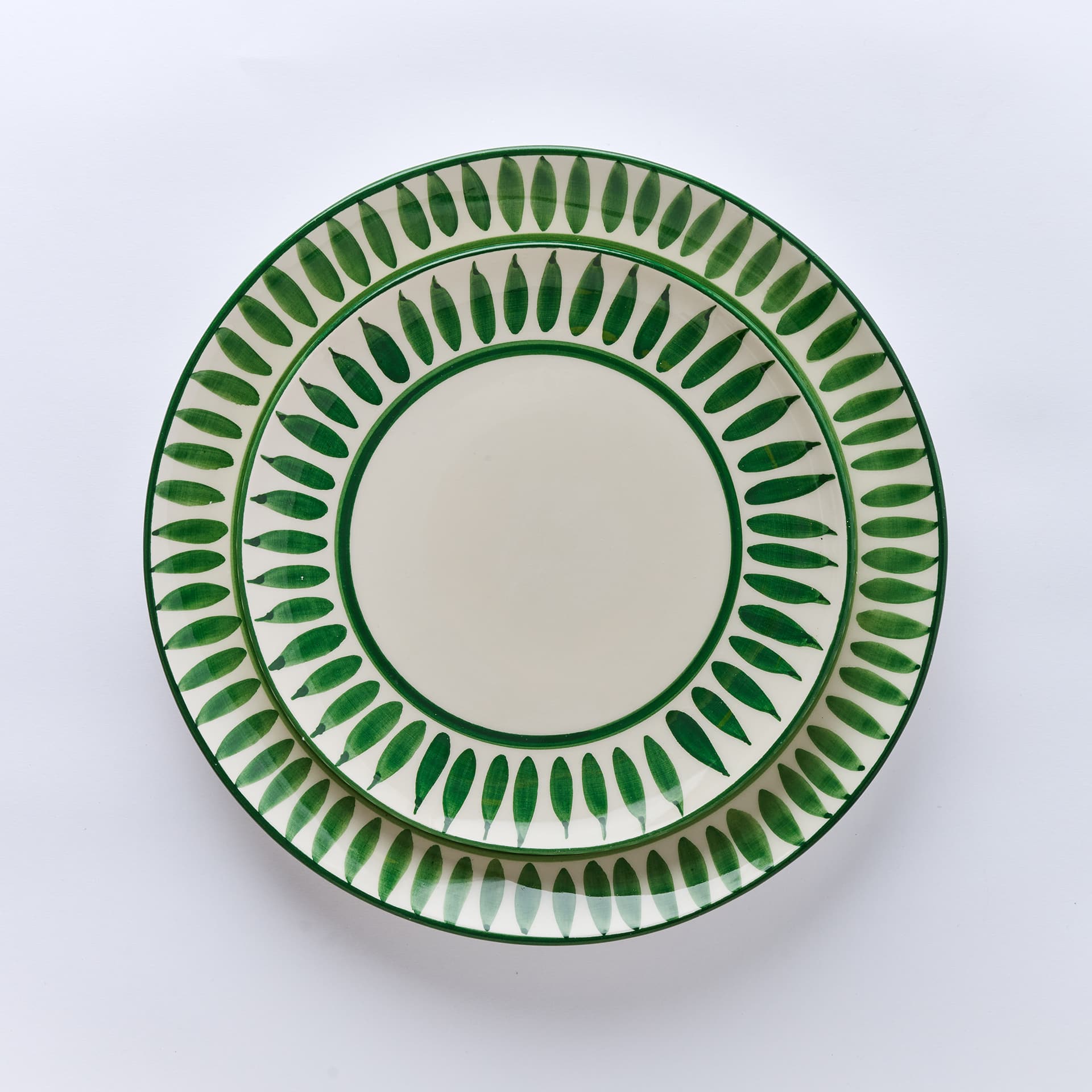 צלחת מנה עיקרית פלייר ירוק כהה