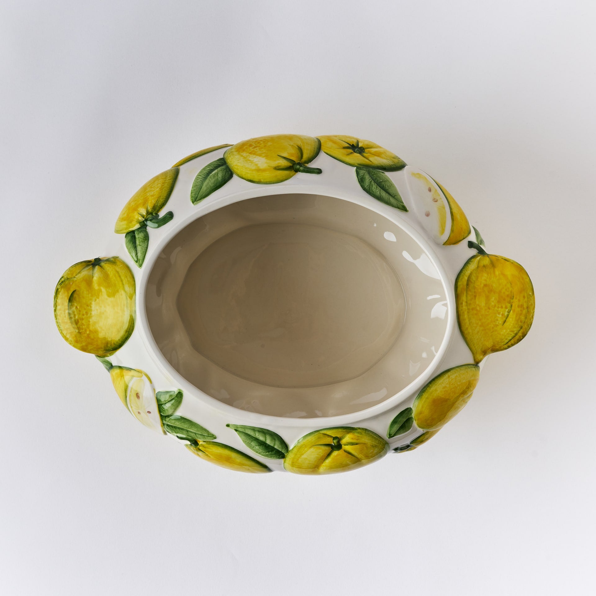 קערת הגשה גדולה Lemon עם מכסה - פיית השולחן