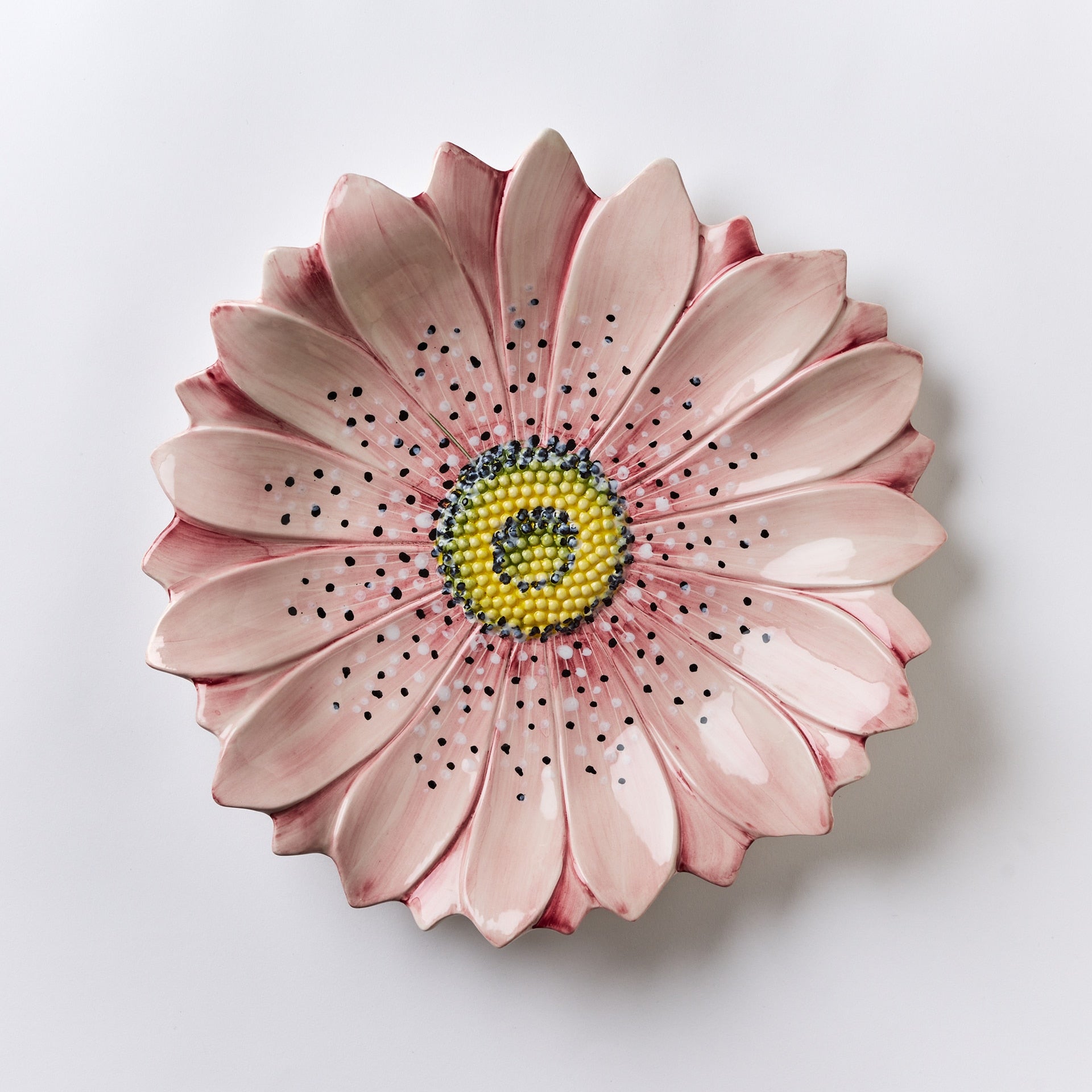 צלחת ורוד Flora Serving - פיית השולחן