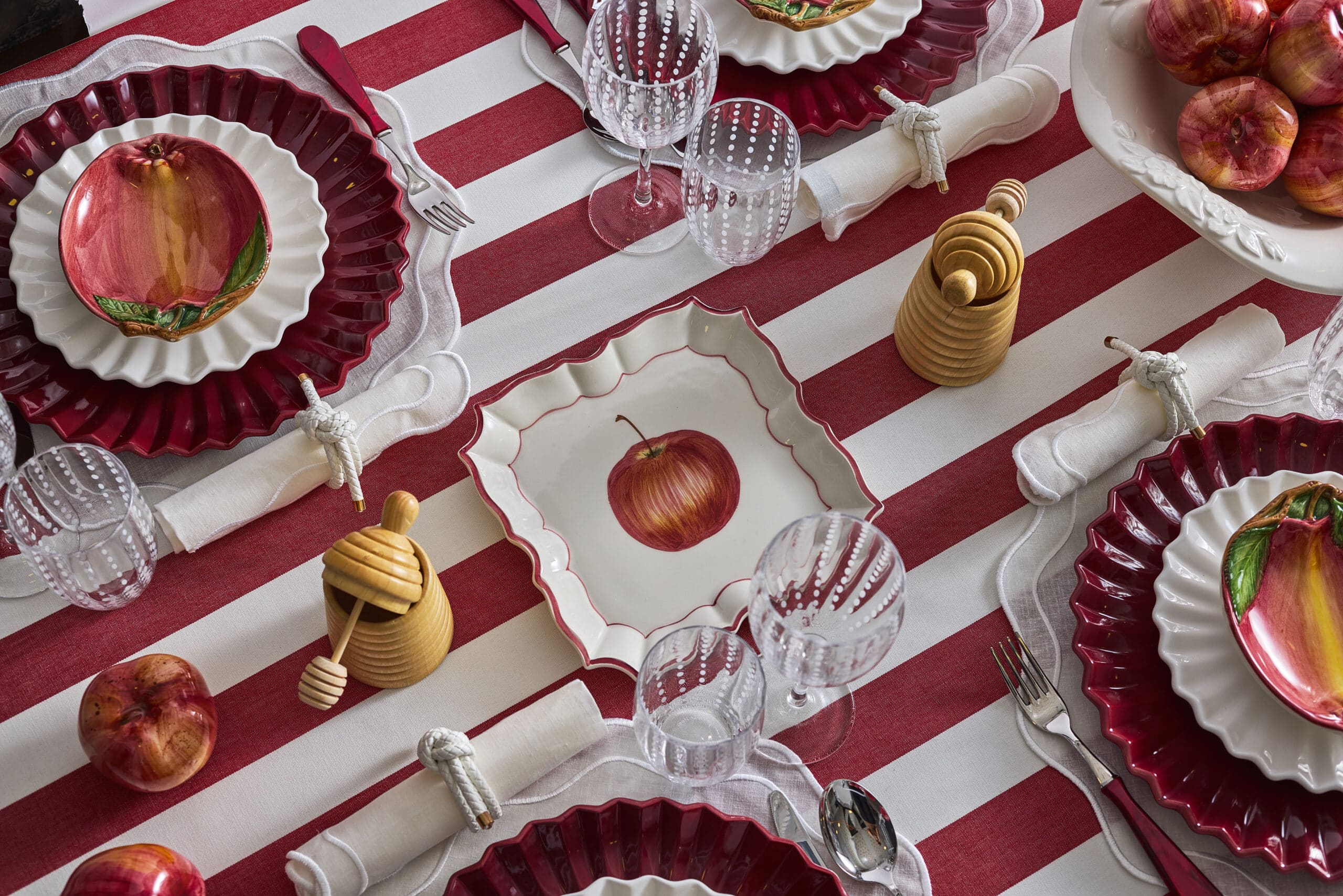 קערת דקורציה Apple - פיית השולחן