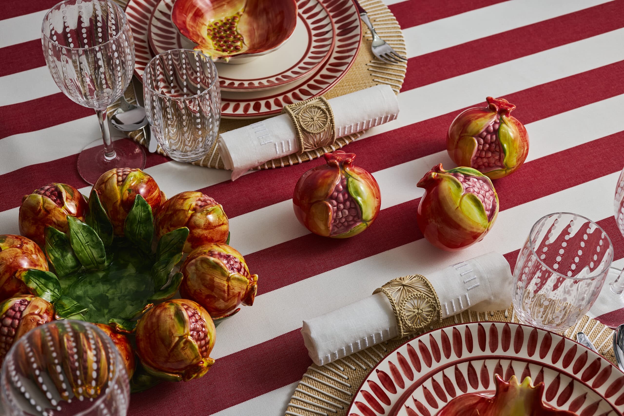 צלחת מנה ראשונה פלייר בורדו - פיית השולחן