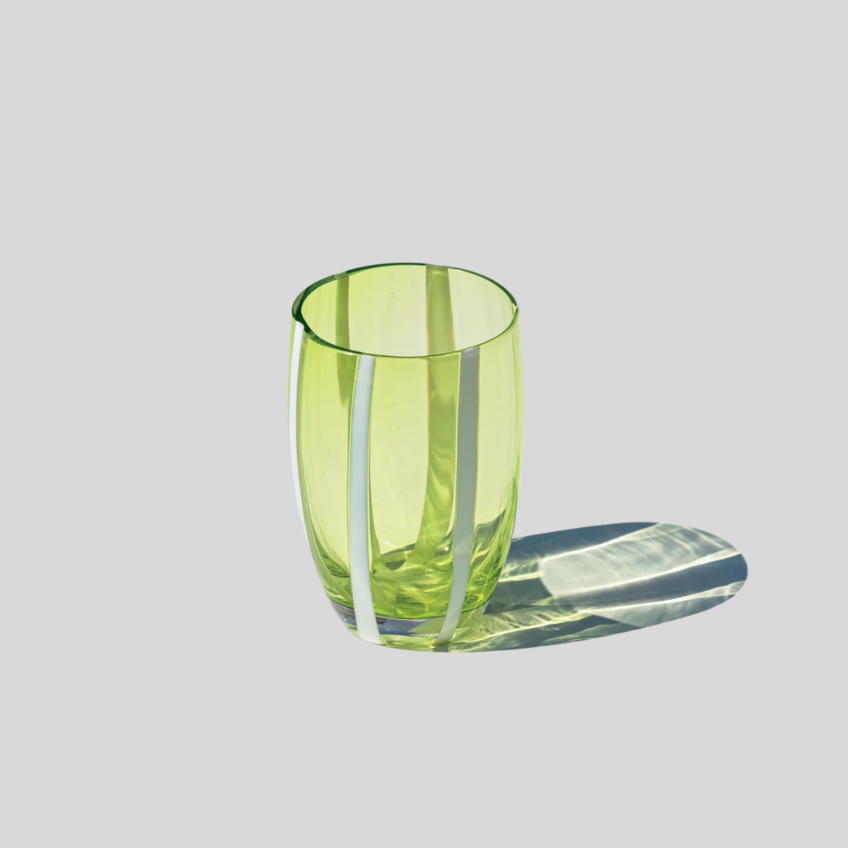 כוס לשתייה - זפרנו פסים ירוק תפוח