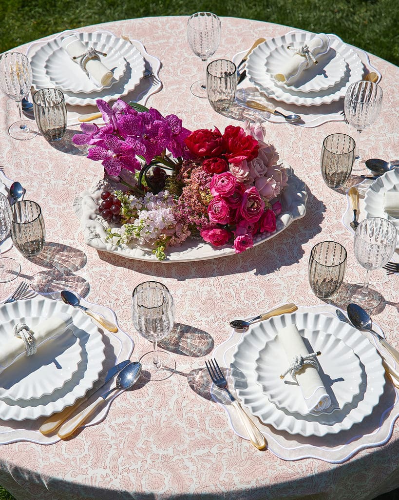 צלחת מנה ראשונה Pleated - פיית השולחן