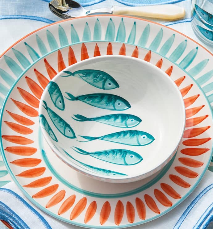 קערה Turquoise Pesce - פיית השולחן