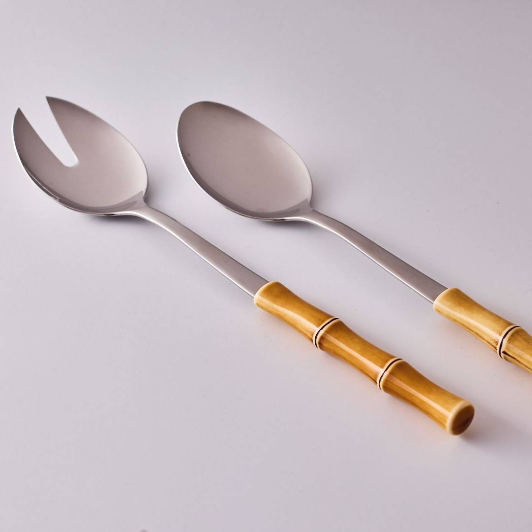 סט הגשה טבעי Bamboo - פיית השולחן