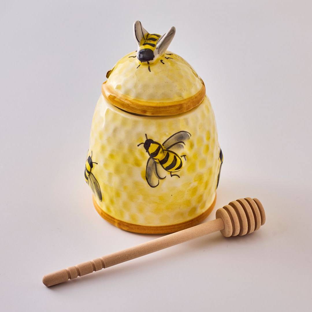 כלי דבש קרמיקה - פיית השולחן