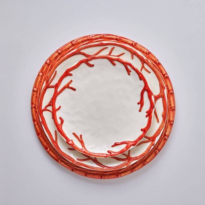 צלחת מנה ראשונה קורל - פיית השולחן