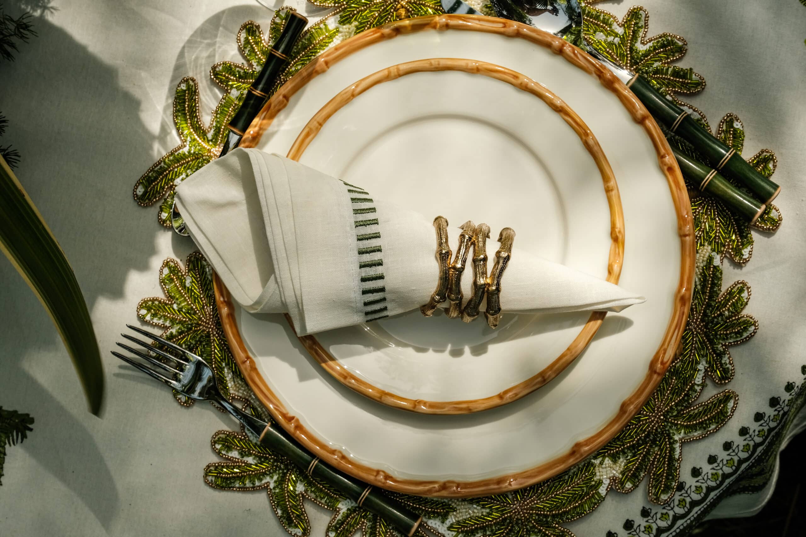 צלחת מנה עיקרית Bamboo - פיית השולחן