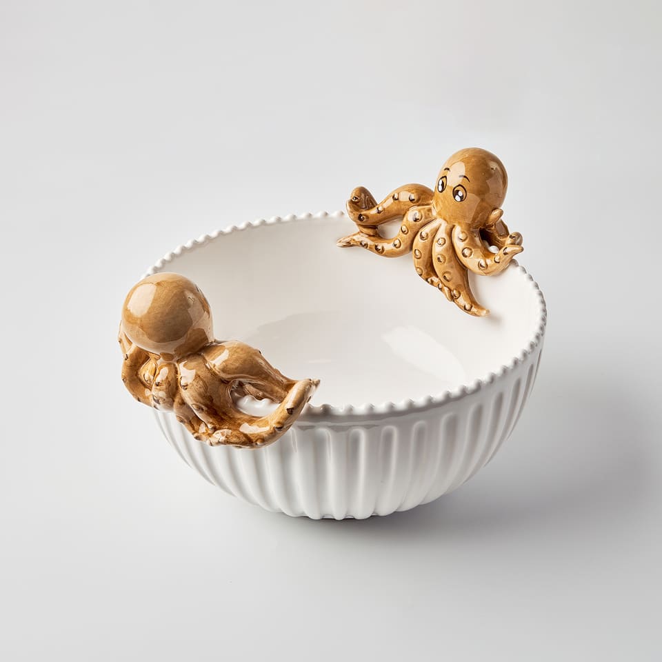 קערה קטנה Octopus - SAND - פיית השולחן