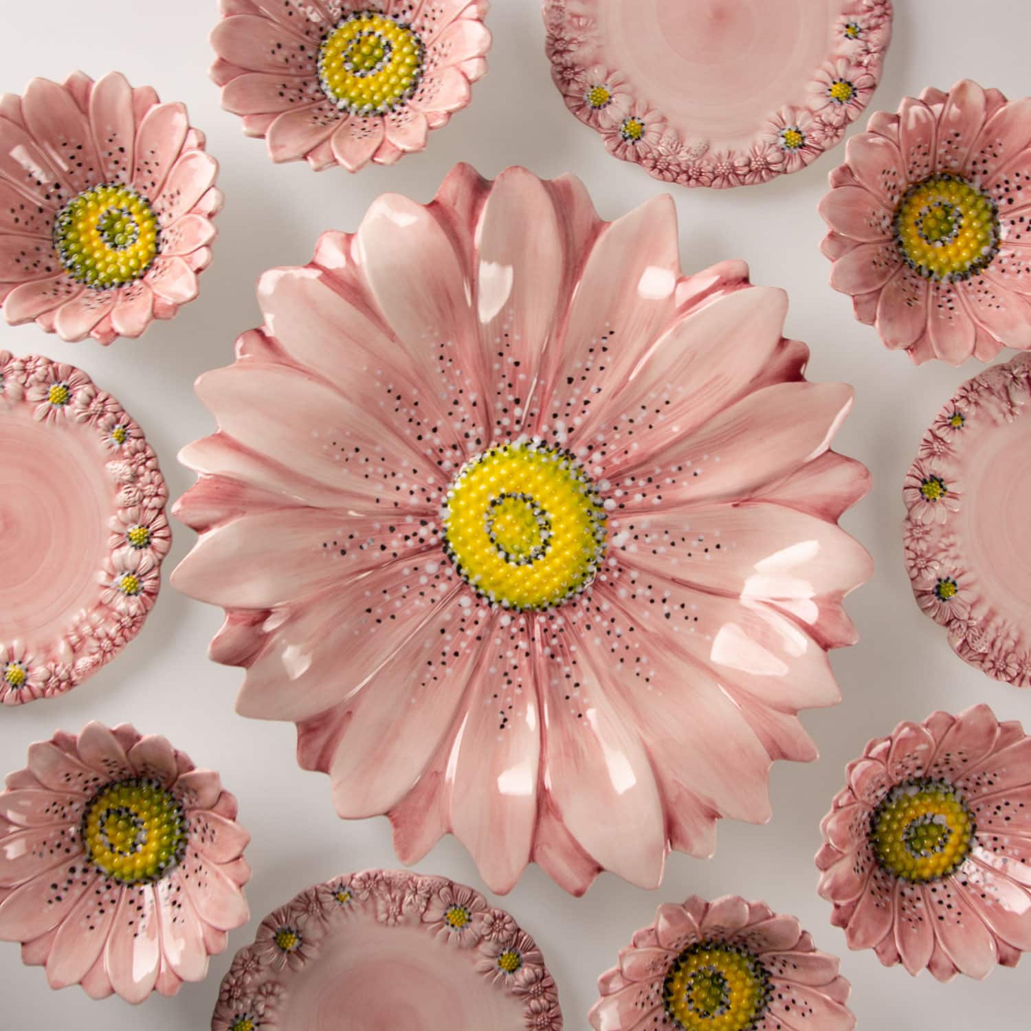 קערה Small Flora ורוד - פיית השולחן