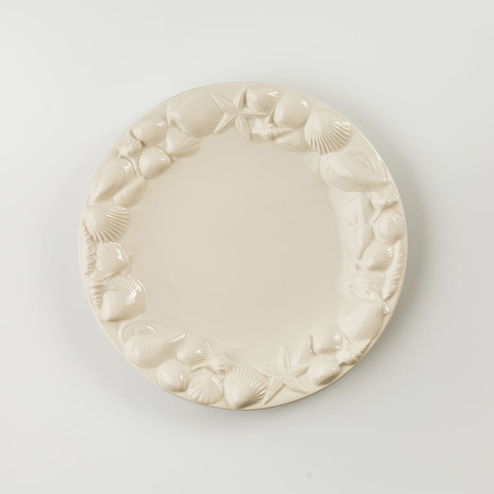צלחת מנה עיקרית Seashell - פיית השולחן