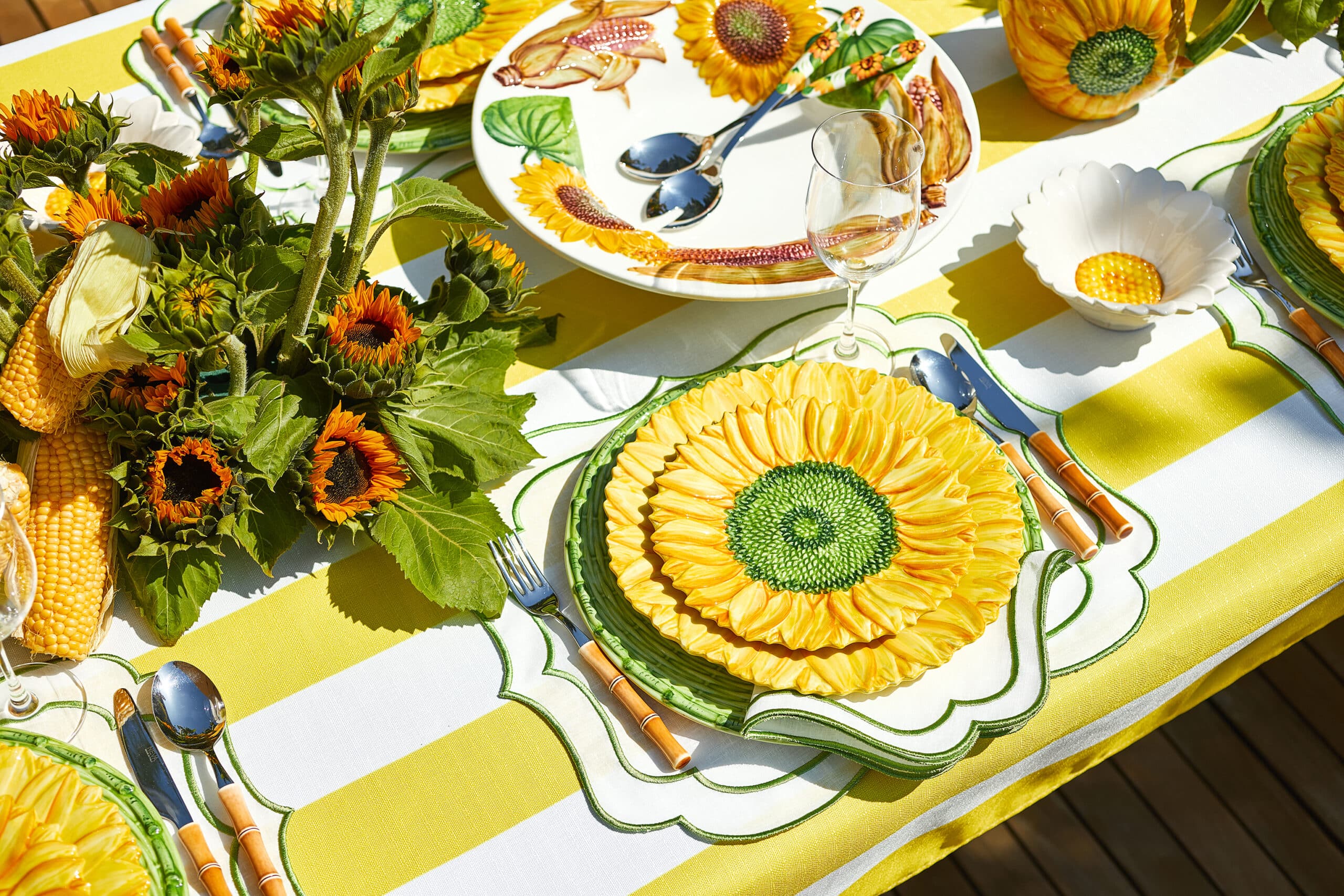 קערת הגשה Sunflower - פיית השולחן