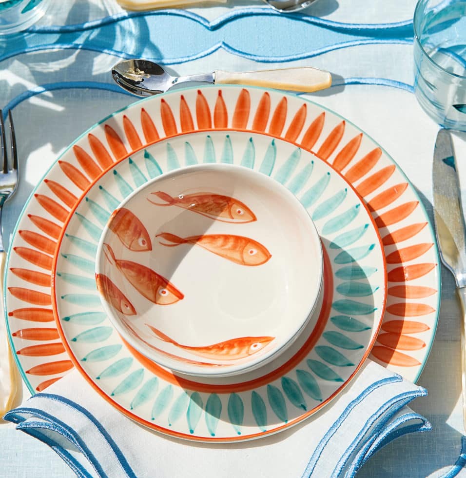 קערה כתום Pesce - פיית השולחן