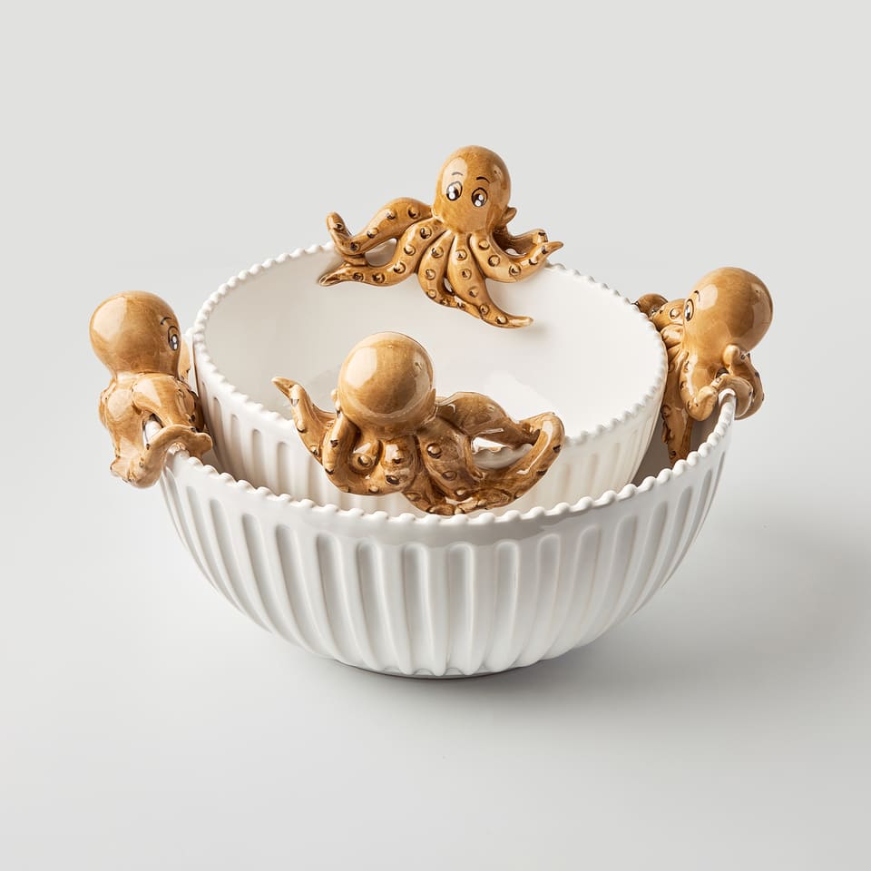 קערה קטנה Octopus - SAND - פיית השולחן