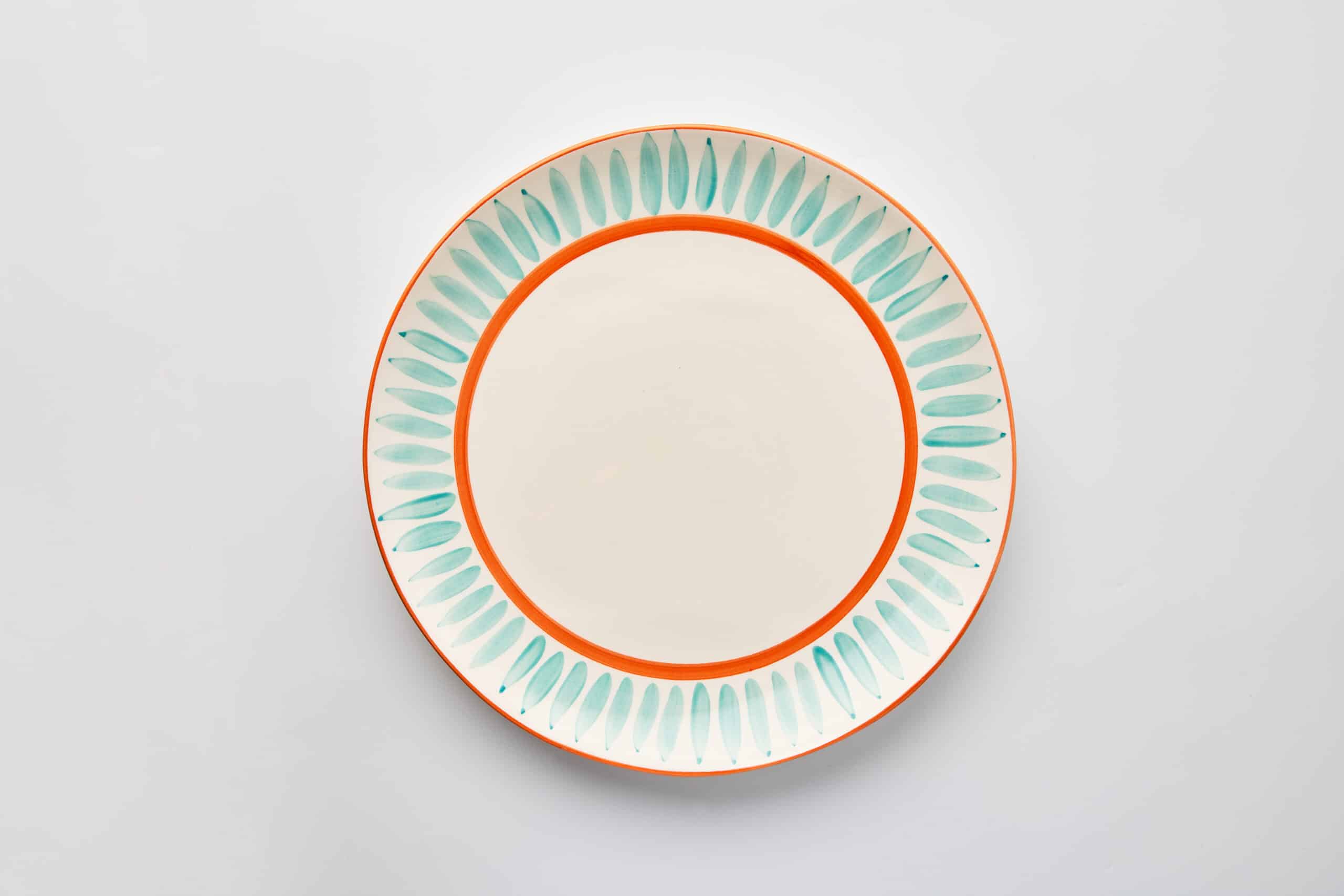 צלחת מנה עיקרית Turquoise Flare - פיית השולחן