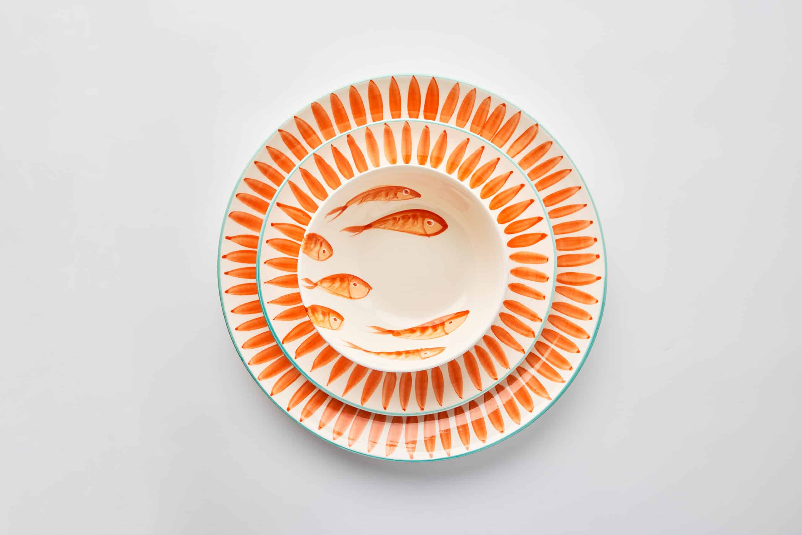 קערה כתום Pesce - פיית השולחן