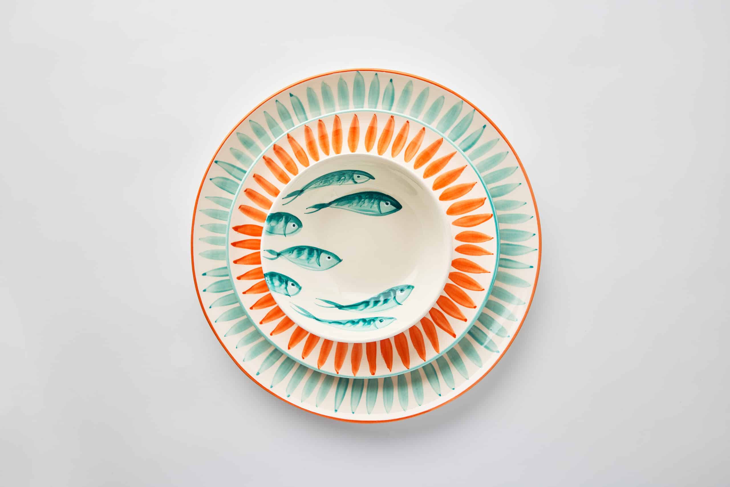 קערה Turquoise Pesce - פיית השולחן