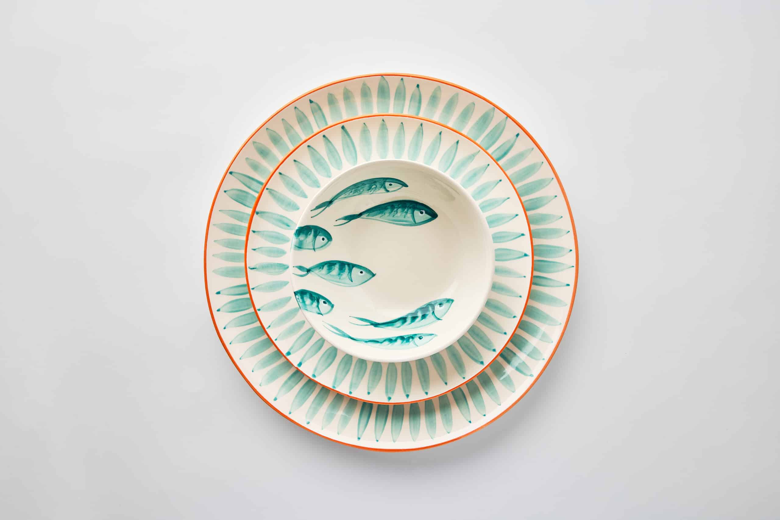 קערה Turquoise Pesce - פיית השולחן