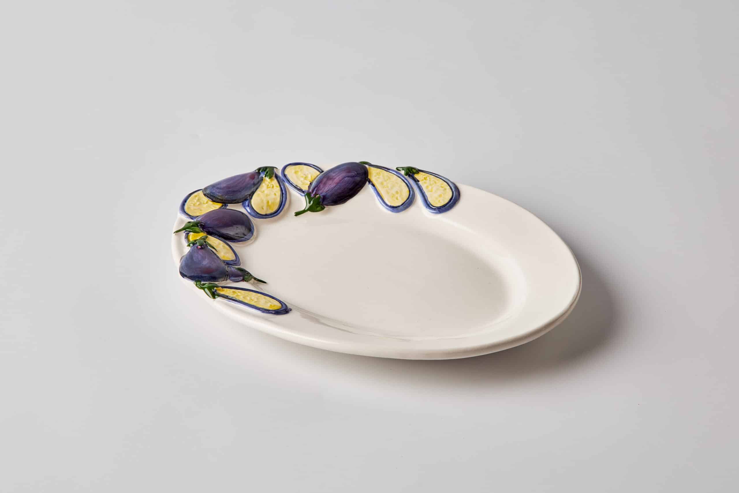 צלחת אנטיפסטי Aubergine - פיית השולחן