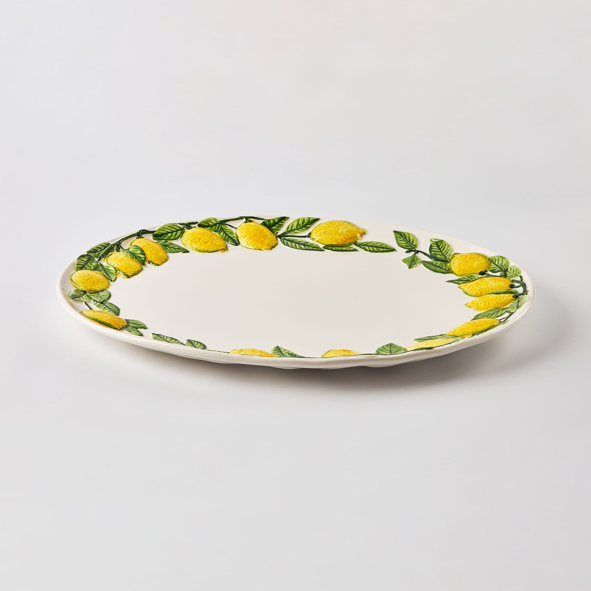 פלטת הגשה Lemon Embossed - פיית השולחן