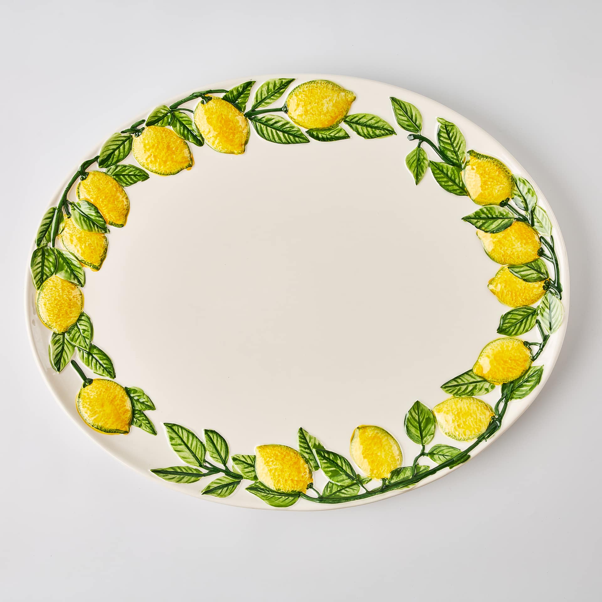 פלטת הגשה Lemon Embossed - פיית השולחן