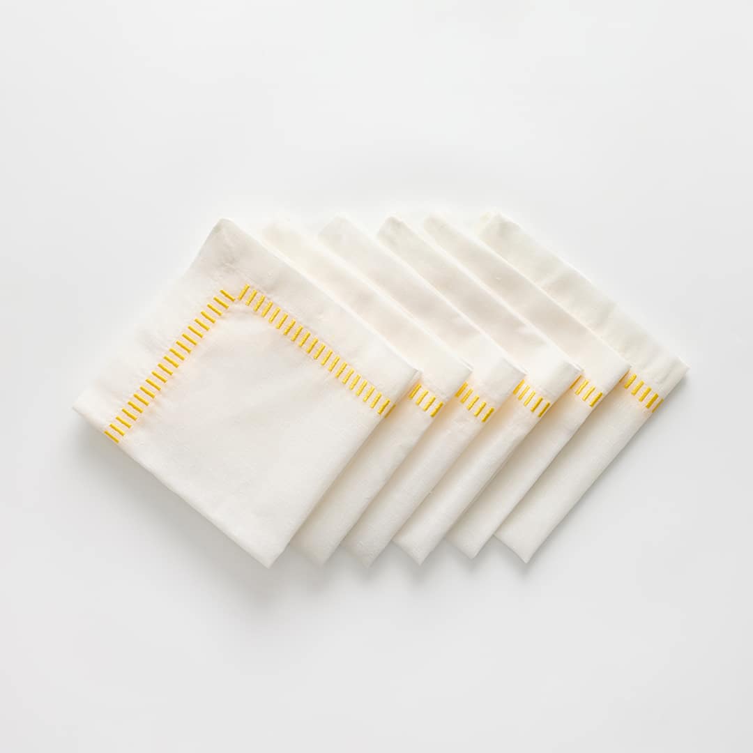 מפית צהוב Flare Set - פיית השולחן