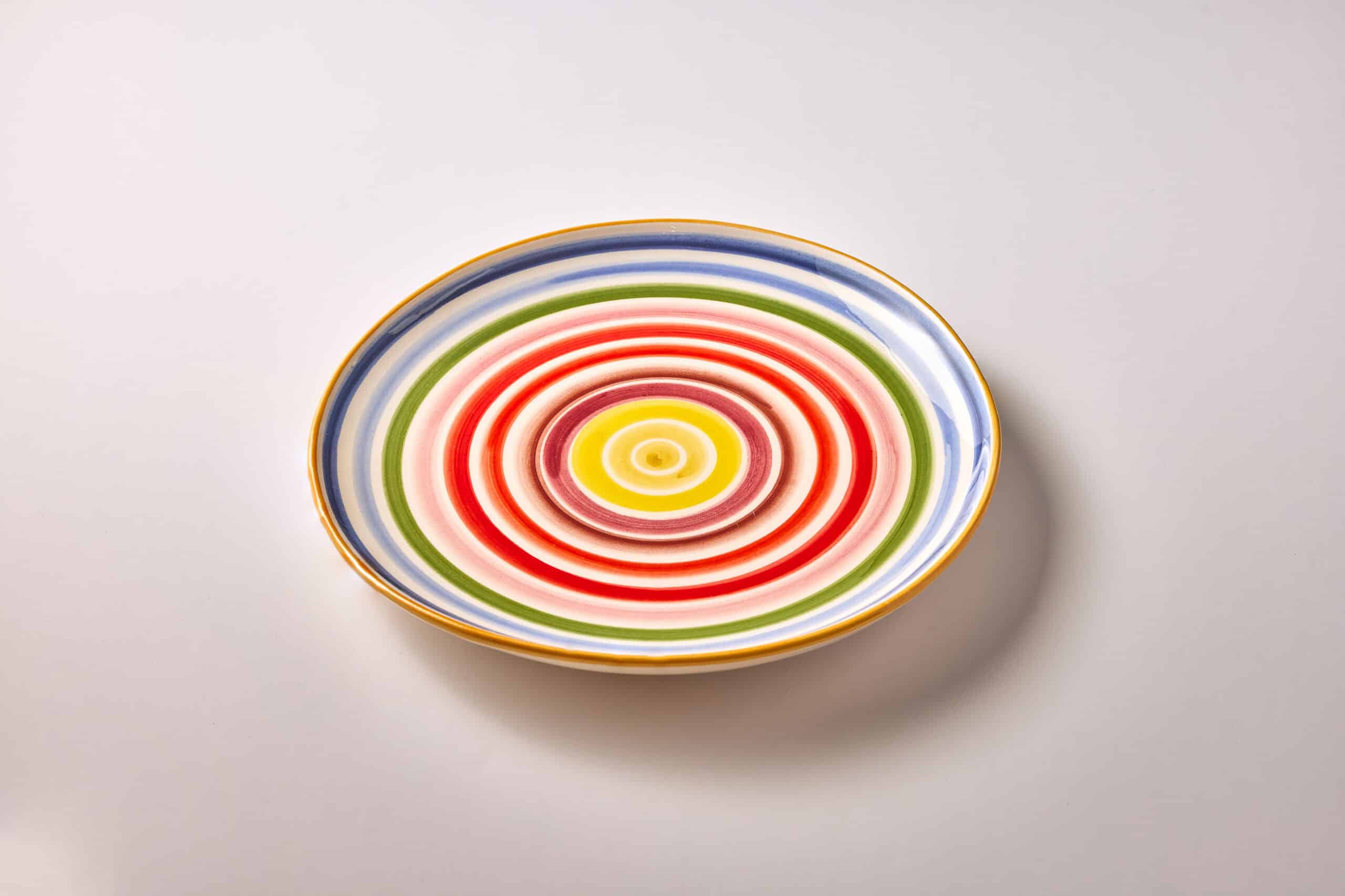 צלחת מנה ראשונה Stripe - פיית השולחן